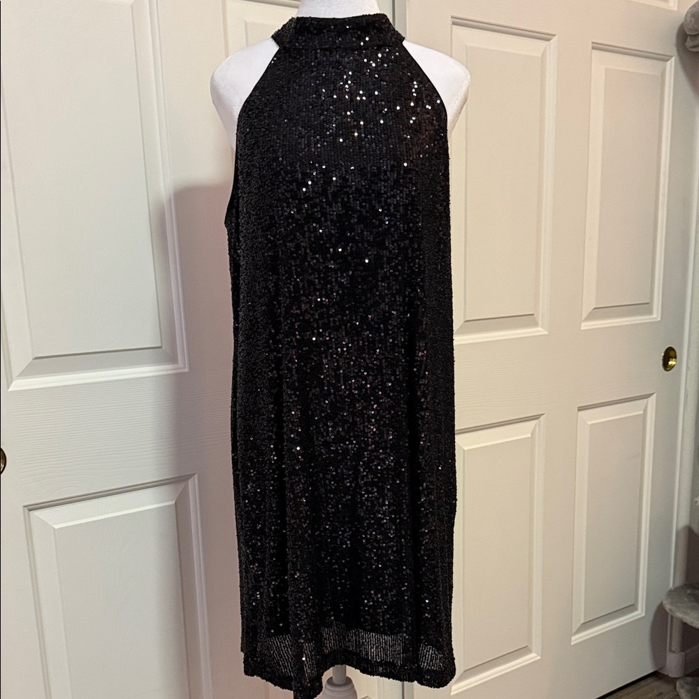 Black Sequin Dress by Cable & Gauge